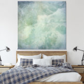 Turquoise Beach Ocean Zee Water Seafoam Canvas Afdruk (Insitu (Slaapkamer))