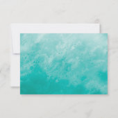 Turquoise Beach Waves Bat Mitzvah RSVP (Achterkant)