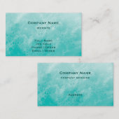 Turquoise Beach Waves Visitekaartje (Voorkant / Achterkant)