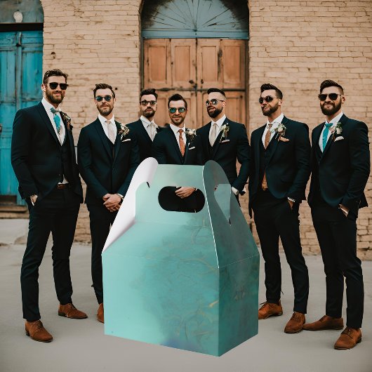 Turquoise Bedankdoosjes