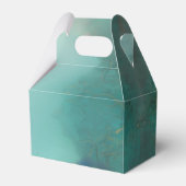 Turquoise Bedankdoosjes (Voorkant Zijde)