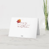 Turquoise Bedankt Groet (Achterkant)