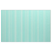Turquoise & Beige Colored Lines/Stripes Pattern Stof (Yard (91,4 cm))