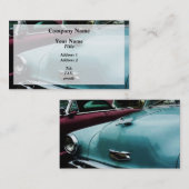 Turquoise Bel Air Border Visitekaartje (Voorkant / Achterkant)