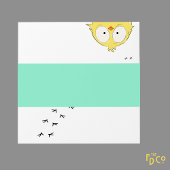 Turquoise Belly Band Uitnodigingen Wikkel