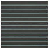 Turquoise & Black Colored/Lined Pattern Stof (Swatch)