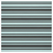Turquoise & Black Colored Stripes Pattern Stof (Swatch)