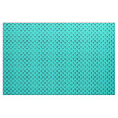 Turquoise Black Spotty Polka Dot Pattern Stof (Fat Quarter)