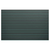 Turquoise & Black Stripes Pattern Stof (Yard (91,4 cm))
