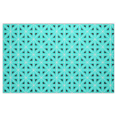 Turquoise Black & White Chic Geometric Pattern Stof (Fat Quarter)
