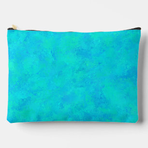 Turquoise Blau Abstract Patroon Groot Etui