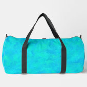 Turquoise Blau Abstract Patroon Groot Plunjezak (Voorkant)