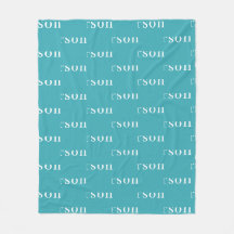 Turquoise Blau Eenvoudige Gepersonaliseerde Herhal