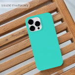 Turquoise Blauw 1 van Top 25 Solid Blue Shades Voo Case-Mate iPhone 14 Pro Max Hoesje<br><div class="desc">Introductie van onze Blue Solid Phone Case - een elegant en duurzaam accessoire ontworpen om de stijl van uw smartphone aan te vullen en tegelijkertijd betrouwbare bescherming te bieden. Dit dunne hoesje is vervaardigd uit hoogwaardige materialen en garandeert een comfortabele grip en gemakkelijke toegang tot alle knoppen en poorten. De...</div>