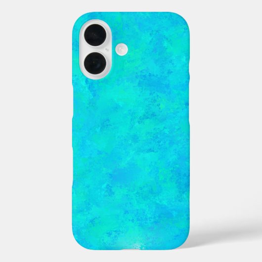 turquoise blauw Abstract patroon Case-Mate iPhone Case (Achterkant)