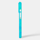 turquoise blauw Abstract patroon Case-Mate iPhone Case (Achterkant / Links)