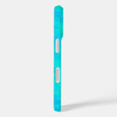 turquoise blauw Abstract patroon Case-Mate iPhone Case (Achterkant / Rechts)