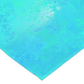 turquoise blauw Abstract patroon Korte Tafelloper (Hoek)