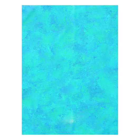 turquoise blauw Abstract patroon Tafelkleed (Voorkant)