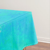 turquoise blauw Abstract patroon Tafelkleed (Voorbeeld)