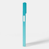 Turquoise blauw Case-Mate iPhone case (Achterkant / Rechts)
