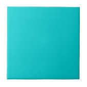 Turquoise Blauw Effen Kleur | Klassiek | Elegant Tegeltje (Voorkant)
