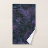 Turquoise blauw en amethist Stone Bad Handdoek (Handdoek)