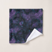 Turquoise blauw en amethist Stone Bad Handdoek (Wasdoekje)