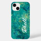 Turquoise blauw groen oceaanwater abstract Case-Mate iPhone case (Achterkant)