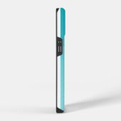 Turquoise blauw iPhone hoesje (Rechterkant)