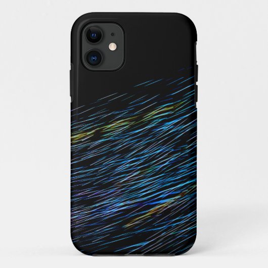 Turquoise Blauw Licht Schildering 1 Case-Mate iPhone Case (Achterkant)