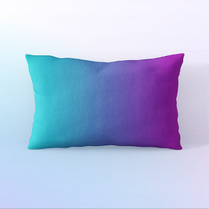 Turquoise Blauw Paarse Gradiënt Kussen