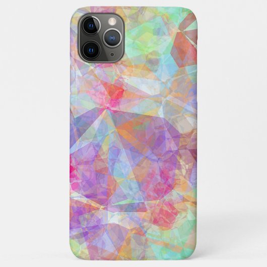 Turquoise Blauw Paarse Roze Lime Groene Mozaïek Ar Case-Mate iPhone Case (Achterkant)