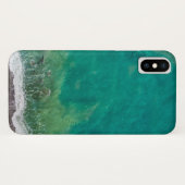 turquoise blauw strand Case-Mate iPhone case (Achterkant (horizontaal))
