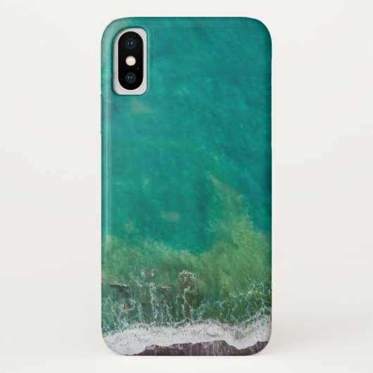 turquoise blauw strand Case-Mate iPhone case (Achterkant)