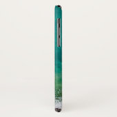 turquoise blauw strand Case-Mate iPhone case (Achterkant/links)