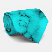 Turquoise blauw western marmer Native American Art Stropdas (Opgerold)