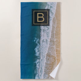 Turquoise Blauw Zee Palm Coast Sandy Beach Strandlaken