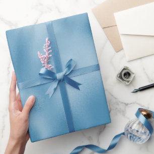 Turquoise blauwe bruiloft cadeaupapier