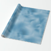 Turquoise Blauwe Bruiloft Cadeaupapier (Uitgerold)