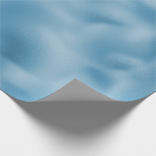 Turquoise Blauwe Bruiloft   Cadeaupapier (Hoek)