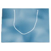 Turquoise blauwe bruiloft groot cadeauzakje (Voorkant)