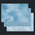 Turquoise Blauwe Bruiloft   Inpakpapier Vel<br><div class="desc">Turquoise blauwe bruiloft met bruid en bruidegom</div>