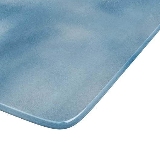 Turquoise blauwe bruiloft snijplank (Hoek)