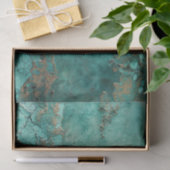 Turquoise Blauwe Chrysocolla Minerale Steen Tissuepapier (Geschenk)