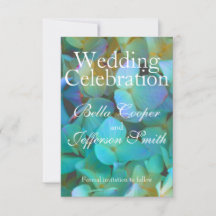 Turquoise blauwe gele roze hortensia bloemen bloem