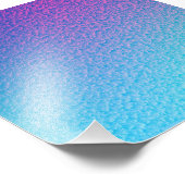  TURQUOISE BLAUWE GRADIENMODERS FOTO AFDRUK (Hoek)