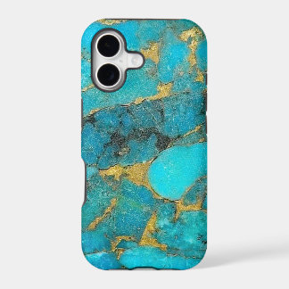 "Turquoise Blauwe Hoes voor Telefoon"