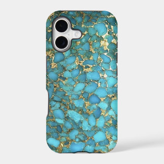 "Turquoise Blauwe Hoes voor Telefoon"