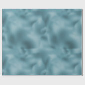 Turquoise Blauwe Huwelijk Cadeaupapier (Vlak)